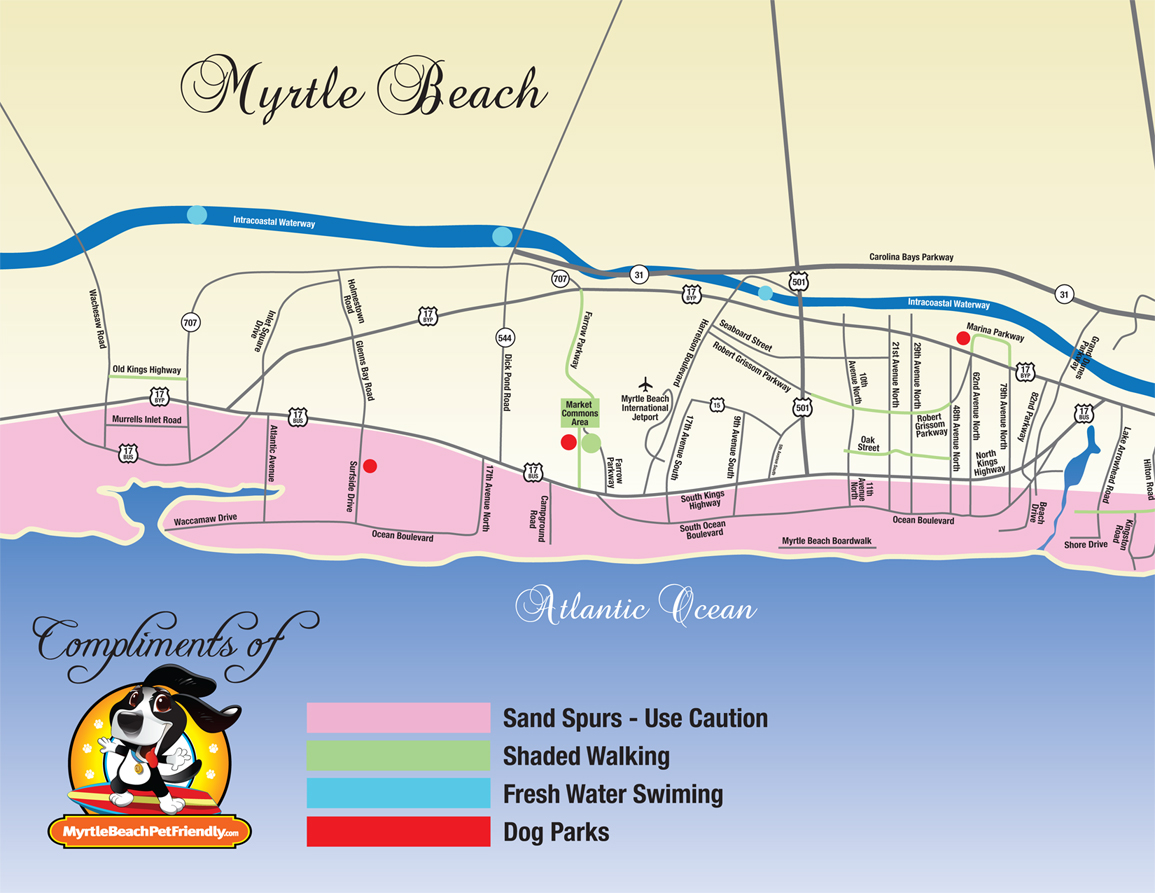 Myrtle Beach State Park Campground Map Sites